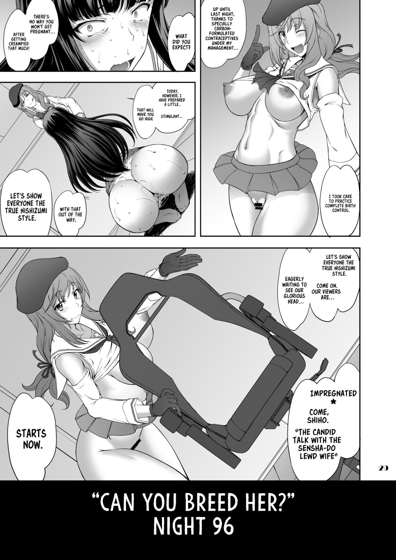 Hentai Manga Comic-Instant Freedom if The Head Survives For 100 Nights!! Live Commentary Breeding Livestream-Read-29